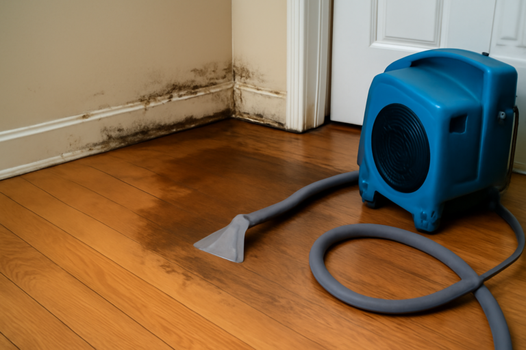 Hardwood Floor Water Extraction