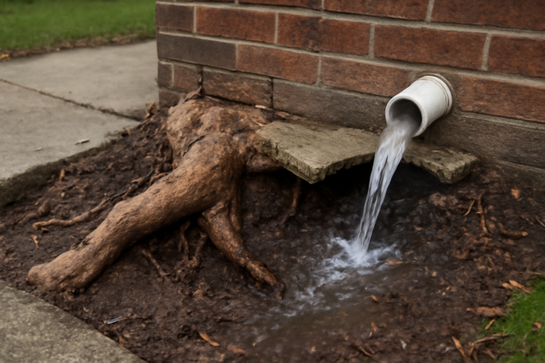Tree Root Pipe Damage Water Removal