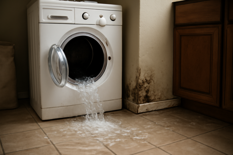Washing Machine Overflow Water Removal